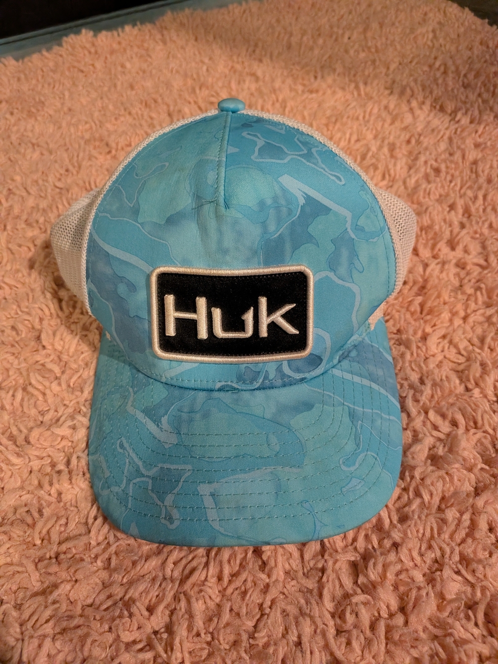 Huk Blue Camo Trucker Hat